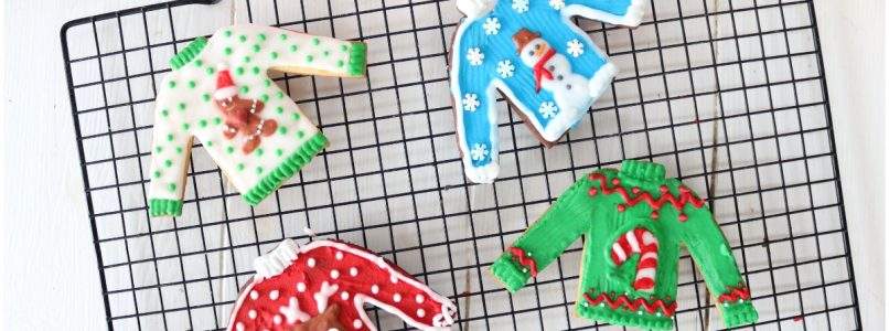 Biscotti maglione di Natale - Ricetta di Misya