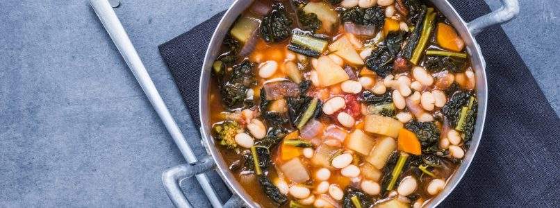 La ribollita, la zuppa toscana fatta col cavolo nero