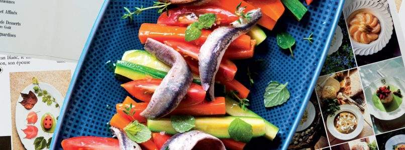 Ricetta Alici marinate con verdure